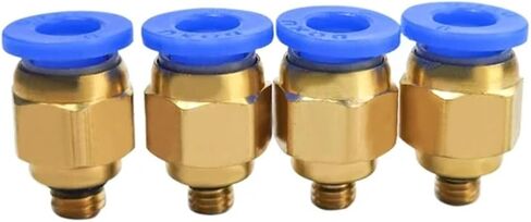 10Pcs PC6-M6 BSPT 6mm To M6 Pneumatic Connectors in Kuwait