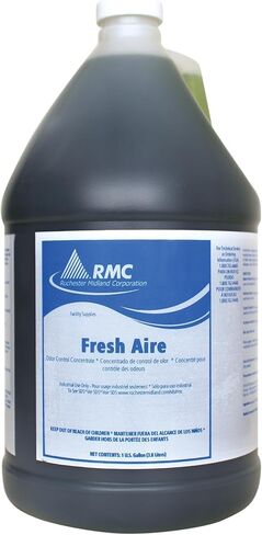 مزيل العرق المركز من RMC Fresh Aire، مزيل الروائح الكريهة السطحية ومعادل الرائحة، رائحة النعناع، ​​1 جالون in Kuwait