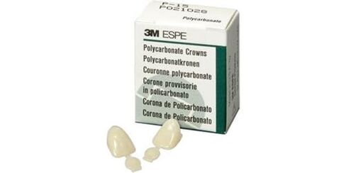 3M ESPE 3M-P11 تاج من البولي كربونات، الجزء العلوي الأيمن المركزي (عبوة من 5) in Kuwait