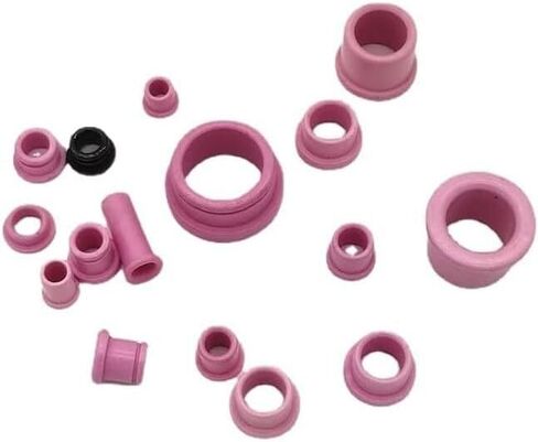 100PC Wear-Resistant Alumina Porcelain Eye Grooves - 6mm Inner Diameter, 9mm OD, for Threading Wire and Spring Clamps in Kuwait
