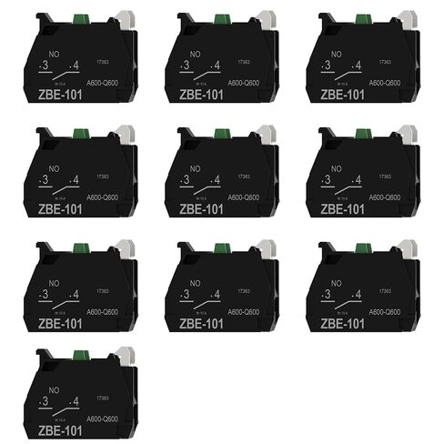 10PCS ZBE101 ZBE-101 Harmony 22mm Push Button add on Contact Block 1 NO Screw clamp Terminal in Kuwait