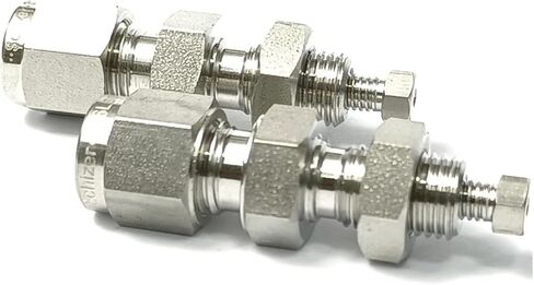 1/16 "إلى 3 مللي متر 6 مللي متر 1/8" 1/4" أنبوب OD ضغط الاتحاد SUS316L تركيب أنابيب الفولاذ المقاوم للصدأ موصل المقرنة (6 مللي متر) in Kuwait