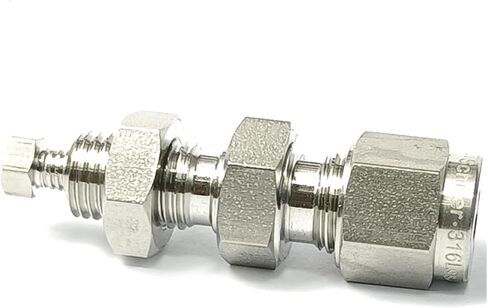1/16 "إلى 3 مللي متر 6 مللي متر 1/8" 1/4" أنبوب OD ضغط الاتحاد SUS316L تركيب أنابيب الفولاذ المقاوم للصدأ موصل المقرنة (6 مللي متر) in Kuwait