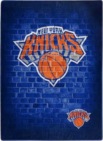 NORTHWEST NBA New York Knicks Raschel Throw Blanket, 60" x 80", Street in Kuwait
