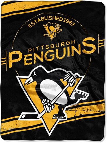 بطانية راشيل القطيفة "ستامب" المرخصة رسميًا من NHL، متعددة الألوان، 60 بوصة × 80 بوصة in Kuwait