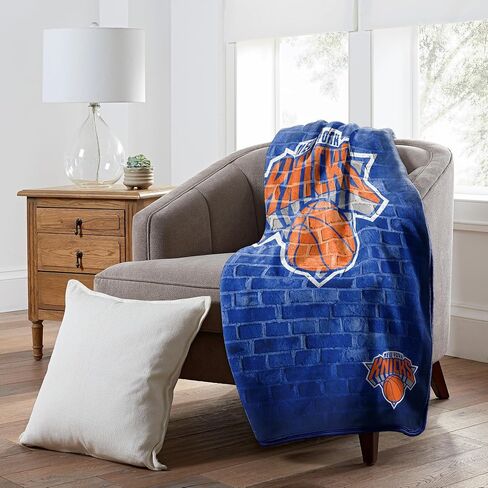 NORTHWEST NBA New York Knicks Raschel Throw Blanket, 60" x 80", Street in Kuwait