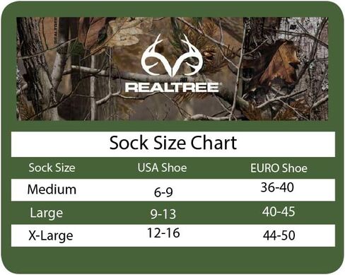 جوارب REALTREE Insect Adult Shield Crew، زيتوني، متوسط in Kuwait