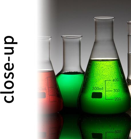 Muzenso Large Canvas Prints 5 Piece Colorful Laboratory Flask Wall Art Science Chemistry Beakers Modern Abstract Canvas Painting Set for Classroom Office Laboratory Decor Stretched Ready to Hang in Kuwait