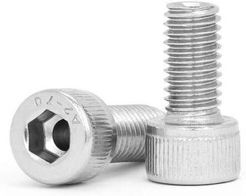 2Pcs M4 M5 M6 Stainless Steel Hexagon Socket Lamps Through Hole Screw Hex Hollow Screws 6mm-30mm Length - (Size: M6x20x3mm(Hole) 2Pcs) SCRW-194326 Kolloee in Kuwait