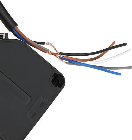 Photoelectric Sensor Switch, AC 24-240V BEN5M-MFR Photoelectric Beam Sensor with 5 Meter 197" Detection Distance, for Light Door Industrial Factory Garage Applicable to All Objects in Kuwait