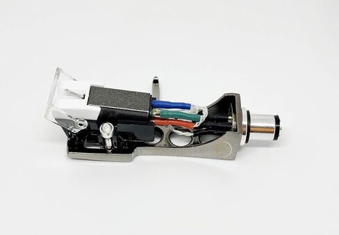 Cartridge and Stylus, needle and Titanium Headshell with mounting bolts for YAMAHA YP211, YP400, YP450, YP700, YP800, YPB2, YPB4, YPD6, YPD71, YPD8, P500, P05, P06, P07, P17, P20, P751, P850, PF1000 in Kuwait