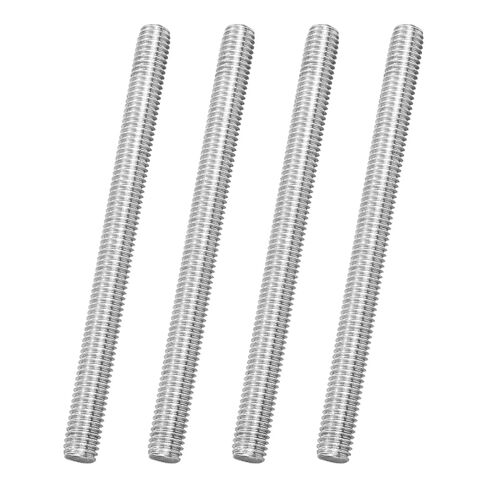 MECCANIXITY 4Pack M8x100mm قضيب ملولب بالكامل، 316 الفولاذ المقاوم للصدأ اليد اليمنى جميع مسامير اللولب لتثبيت الأثاث، درجة 1.25 مم in Kuwait
