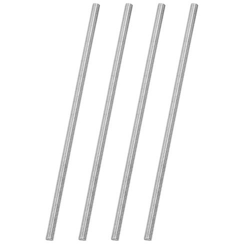 MECCANIXITY 4Pack M8x100mm قضيب ملولب بالكامل، 316 الفولاذ المقاوم للصدأ اليد اليمنى جميع مسامير اللولب لتثبيت الأثاث، درجة 1.25 مم in Kuwait