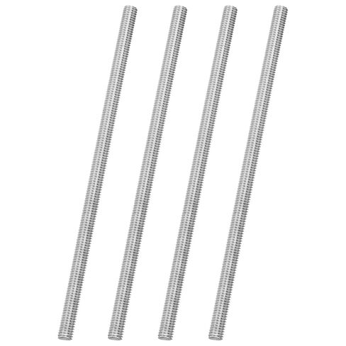 MECCANIXITY 4Pack M8x100mm قضيب ملولب بالكامل، 316 الفولاذ المقاوم للصدأ اليد اليمنى جميع مسامير اللولب لتثبيت الأثاث، درجة 1.25 مم in Kuwait