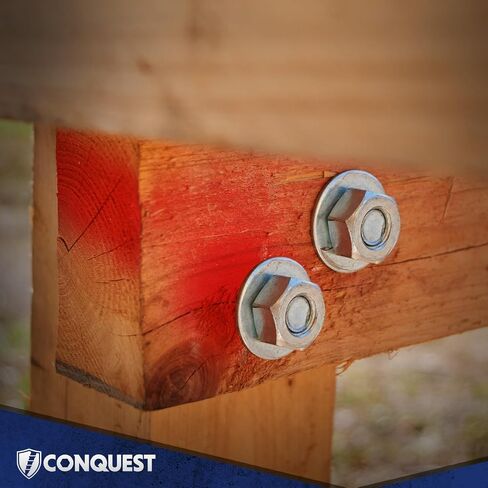 قضيب ملولب من الفولاذ المقاوم للصدأ من نوع Conquest 304 مقاس 3/4 بوصة - 10 × 36 بوصة (4 عبوات) - قضبان خشنة ذات خيوط كاملة للاستخدام الصناعي والخارجي in Kuwait