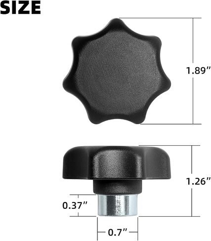 مقبض تثبيت L-Track عالي التحمل 3/8"-24UNF خيط لنظام المسار L، عبوة من 6 قطع in Kuwait