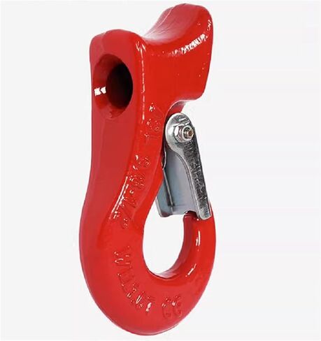 3-5Ton G80 Clevis U نوع خطاف الغابات سحب قطع الخشب C زلة هوك سلك حبل موصل طبل هوك مزورة (وردي) in Kuwait