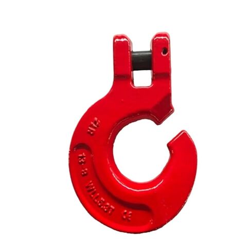 3-5Ton G80 Clevis U نوع خطاف الغابات سحب قطع الخشب C زلة هوك سلك حبل موصل طبل هوك مزورة (أحمر) in Kuwait