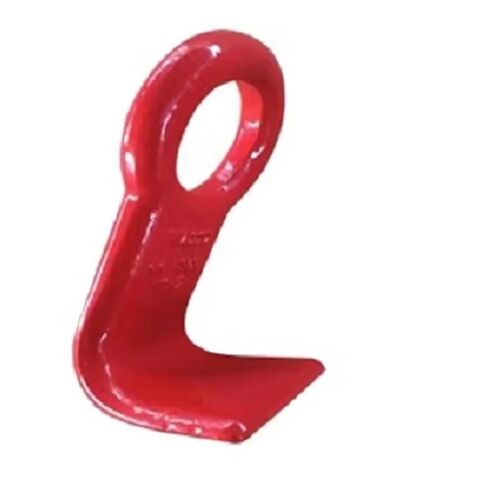 3-5Ton G80 Clevis U نوع خطاف الغابات سحب قطع الخشب C زلة هوك سلك حبل موصل طبل هوك مزورة (أحمر) in Kuwait
