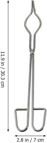 BESTOYARD 4pcs Stainless Steel Crucible Tong Clamps Set 20cm 25cm 30cm 35cm Laboratory Chemical Beaker Crucible Clamps for High Temperature Lab Use in Kuwait