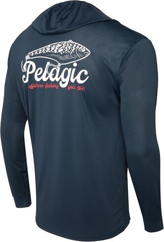 قميص صيد بقلنسوة للرجال من PELAGIC Apparel Aquatek Hook Em in Kuwait