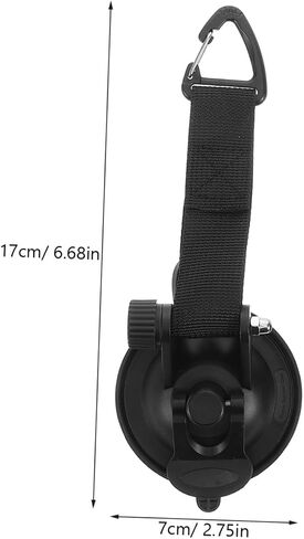 BESPORTBLE Heavy Duty Vacuum Rotation Suction Cup Hook 4pcs for Outdoor Gear and Window Use, Strong Tent Suction Cup Anchor with Plastic Material for Camping and Rv Awning Fastener Tasks in Kuwait