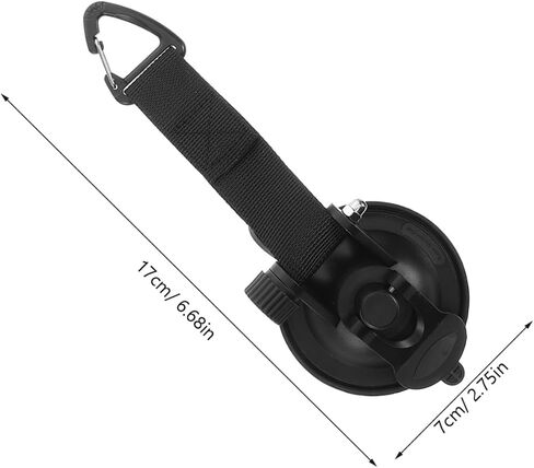 BESPORTBLE Heavy Duty Vacuum Rotation Suction Cup Hook 4pcs for Outdoor Gear and Window Use, Strong Tent Suction Cup Anchor with Plastic Material for Camping and Rv Awning Fastener Tasks in Kuwait