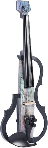 Professional Silent Electric Violin, Electric Violin 4/4 Size Sturdy for Practice (Type 1) in Kuwait