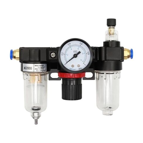 AC2000-02 1/4 بوصة منظم الضغط قياس ضاغط الهواء تصفية فاصل الزيت 1 قطعة in Kuwait