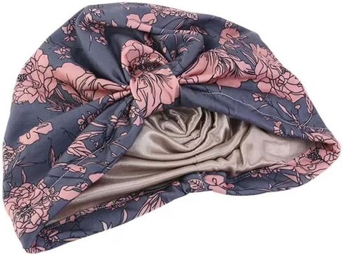 Chemo Turban for Women Men, Satin Lined Beanie Headwear Head Scarf Headwrap Cap for Cancer Patients in Saudi Arabia