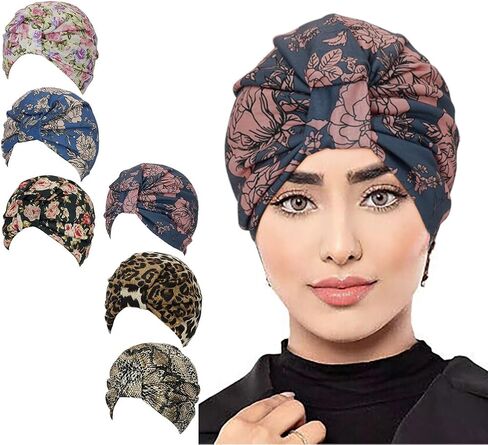Chemo Turban for Women Men, Satin Lined Beanie Headwear Head Scarf Headwrap Cap for Cancer Patients in Saudi Arabia