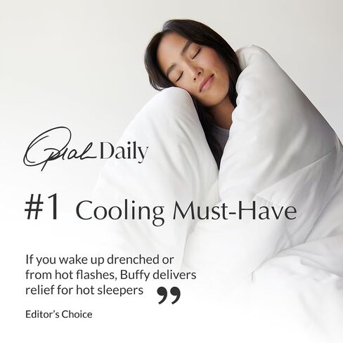Buffy Cloud Cooling Comforter for Hot Sleepers, Machine Washable Lightweight Fluffy All-Season Temperature-Regulating Eucalyptus Lyocell Duvet Insert (King/Cal King) in Kuwait