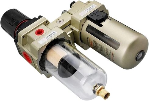 AC3010-02 AC3010-03 G3/8 Pneumatic Regulator Filter with Lubricator Separator Falle Filter Compressor Regulierung(AC4010-04D) in Kuwait