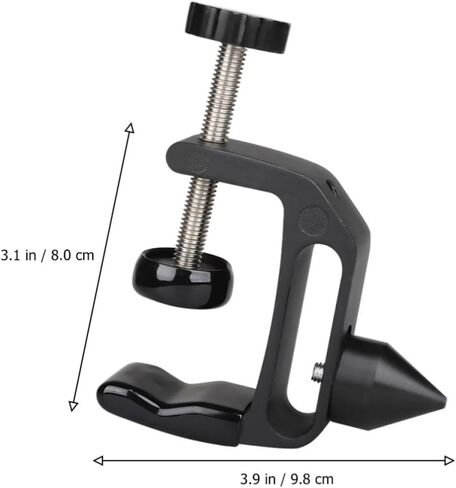 Hemoton Clarinet Fits Black Cone-shaped and Desktop Metal Storage Rack Abs Bracket Variety of Fixing Clarinet Cork Desktops for Photography and Instrument in Kuwait