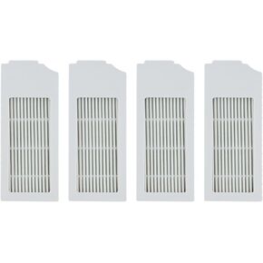 من أجل ECOVACS لـ DEEBOT N20 N20 Plus PRO Plus مجموعة استبدال فلتر المكنسة الكهربائية مع مصيدة عالية الكفاءة للغبار ووبر الحيوانات الأليفة لسهولة التركيب، 4 عبوات in Kuwait