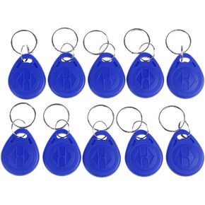 10PCS Tk4100 Keychains 125Khz Rfid Proximity Id Card Token Tags Key Fobs in Saudi Arabia