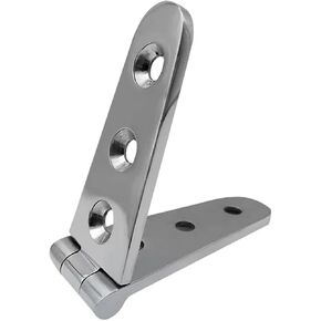 Stainless Steel 316 Door Strap Hinge with 6 Holes Mirror Polish Hardware Casting 30x152mm 4Pcs in Saudi Arabia