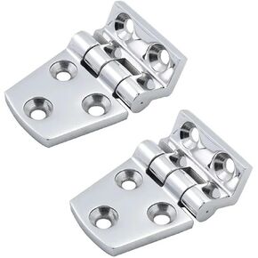 Hatch Flush Mount Right Angels Hinges with 5 Holes 54mm 66mm Hardware Accessories 2Pcs(2 Pieces 38X66mm) in Saudi Arabia