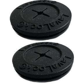 LAVALOCK® Black Temp Probe Grommet - ممر مسبار مدخن الشواء الحراري على الرغم من فتحة 1 بوصة أو 1.25 بوصة (عبوتان تناسب فتحة 1 بوصة) in Saudi Arabia