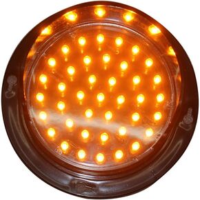 Wei De Mei® LED Flashing Arrow Board Light Module 12V 4 Inch Lamp WDM Red (Yellow) in Saudi Arabia