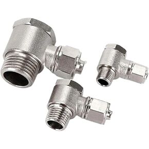 Copper Hinged Right Angle PH Pneumatic Quick Connector PH4/6/8/10/12-01/02/03/04/M5 Thread G-type 1Pcs(TKN-PH12-04-G) in Saudi Arabia