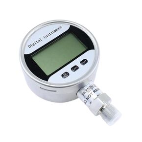 1pcs HC-YS100 Stainless Steel Intelligent Battery Digital Pressure Gauge Seismic Precision Water Pressure Digital Pres(Gold,0-100Mpa(1000KG)) in Saudi Arabia