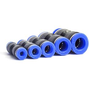 PZA Pneumatic Fittings Pipe Connector Tube Air Hose Quick Release Fitting 4 6 8mm 10mm 12mm 16mm 1Pcs(Use 12mm hose) in Saudi Arabia
