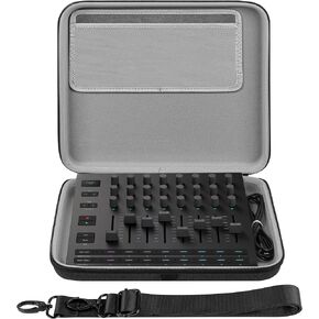 Geekria Audio Interface Carrying Case, Compatible with Novation Launch Control XL 3, EVA Hard Shell Portable Travel Bag (Dark Gray) in Saudi Arabia
