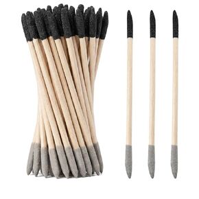 50 Pcs Double Ended Sanding Sticks 120/280 Grit Matchstick Sanding Tools 5.4 x 0.2 Inch Fine Detailing for Nails Plastic Models Wood Jewelry and Tight Spaces in Saudi Arabia