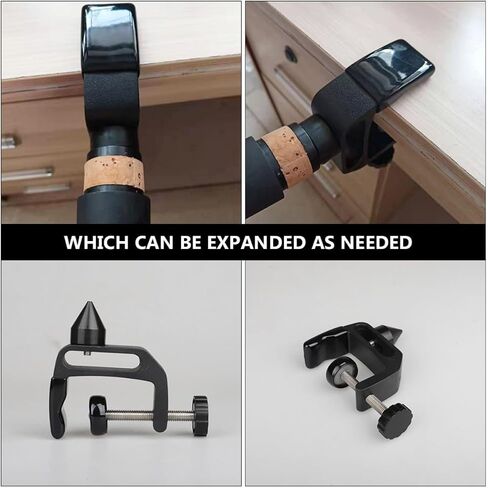 Practical Clarinet Holder Stand for Clarinet Cork and Phone, Cone-shaped Abs and Metal Desktop Storage Bracket, Multifunctional Fixing Clamp for Photography and Music Instrument in Kuwait