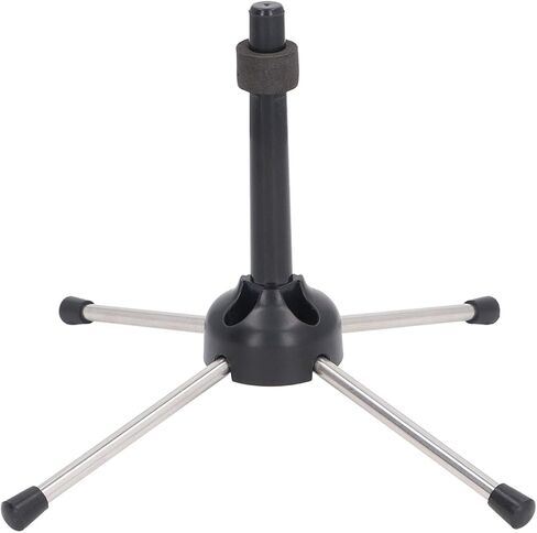 Clarinet Stand Foldable Compact Lightweight Adjustable Support for Wind Instruments Like Clarinet Oboe and Flute Black Silver in Kuwait