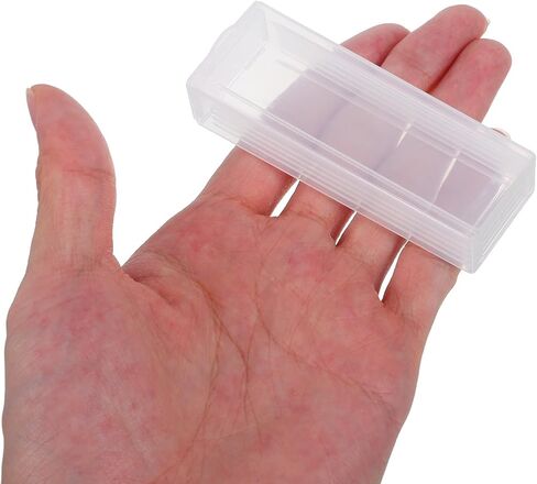 STOBAZA Plastic Slide Staining Jar 5-slot Rack Set for Laboratory Use, High Transparency Plastic Coplin Jars for Microscope Slide Staining and Storage, Wide Opening Design for Research in Kuwait