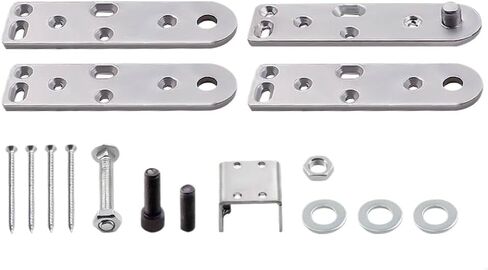 Heavy Duty 500 Ibs Invisible Door Hidden Secret Bookcase Door Pivot Hinge Kit in Kuwait