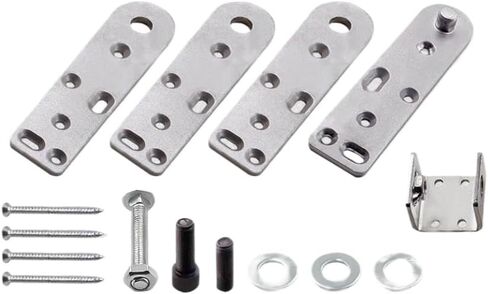 Heavy Duty 500 Ibs Invisible Door Hidden Secret Bookcase Door Pivot Hinge Kit in Kuwait